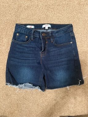 Vigoss Dark Blue Denim Cutoff Shorts